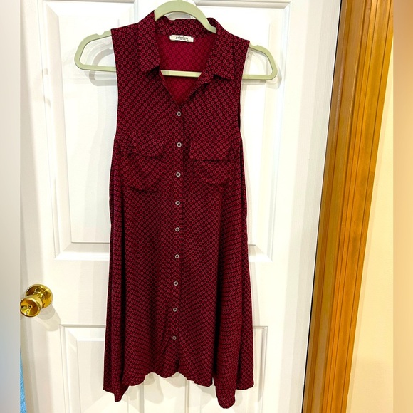 Collezione bordet button up shirt dress lightweight cottagecore 100% viskoz boho - Picture 1 of 7